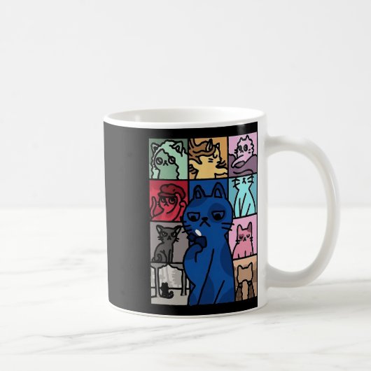 カルマイズキャットシャツ猫好き コーヒーマグカップ (右)