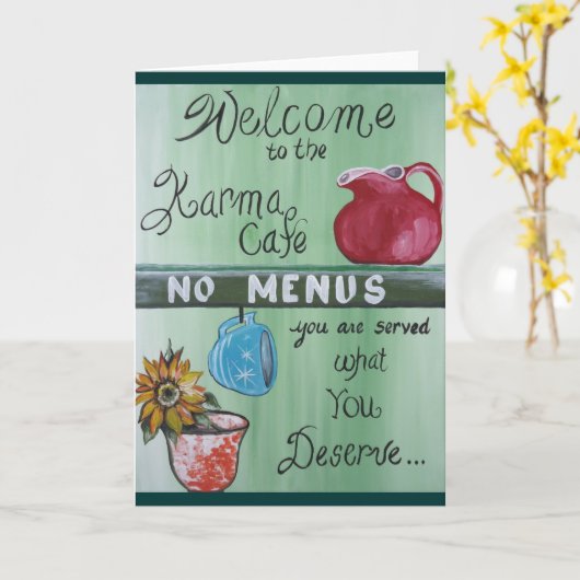 カルマカフェ カード (黄色い花)