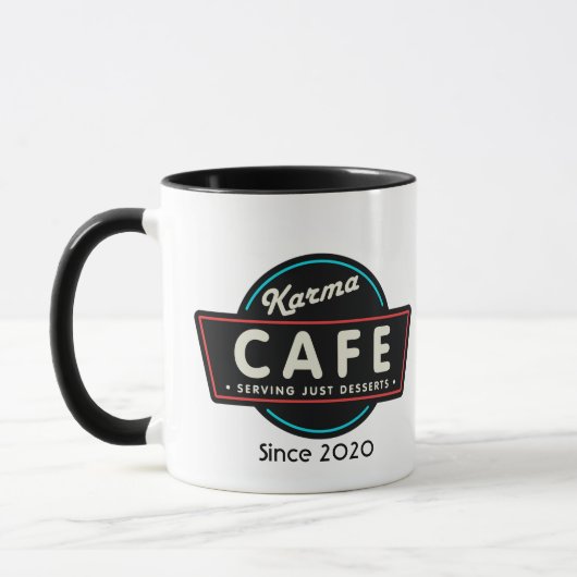 カルマカフェMUG マグカップ (左)