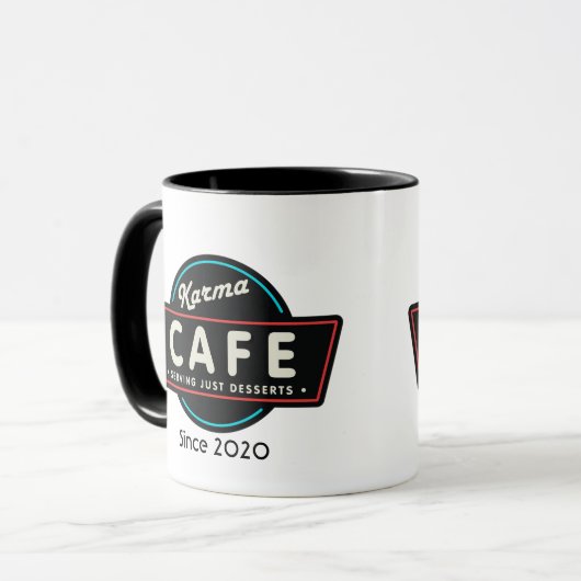 カルマカフェMUG マグカップ (正面左)
