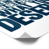 カルマカルマ メニューはない -  インスピレーションの名言 ポスター (角)