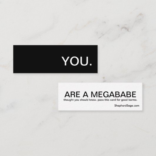 カルマカード スキニー名刺 (正面/裏面)