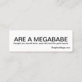 カルマカード スキニー名刺 (裏面)