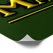 カルマクロードタータンチェックスコッティドッグ ポスター (角)