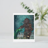 カルマグノールダイビングアーマー(スチームパンク、レトロ) ポストカード (スタンド正面)