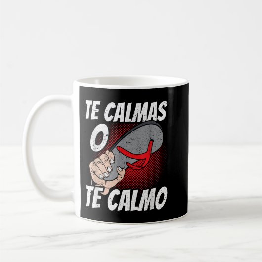 カルマス・オ・テ・カルモ・メキシコ国旗Cinco De Mayo 5t コーヒーマグカップ (左)