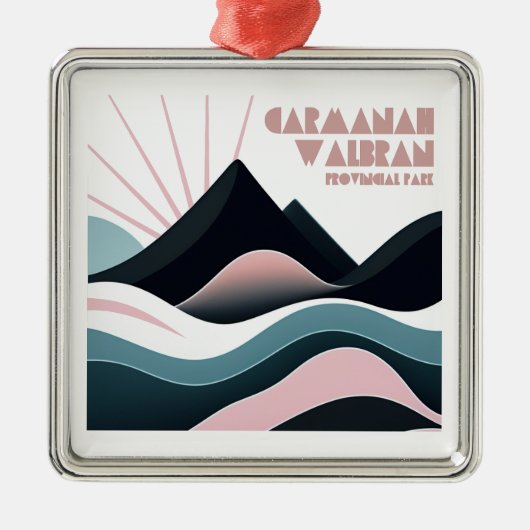 カルマナワルブランスカンビアンパークカラーヒルズ メタルオーナメント (正面)