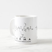 カルマペプチド名mug コーヒーマグカップ (正面左)