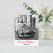 カルマンギア クラシックカー メリークリスマス シーズンポストカード (スタンド正面)