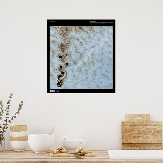 カルマン渦 ポスター (キッチン)