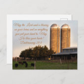 カルマーA農家祈りの言葉 ポストカード (正面/裏面)