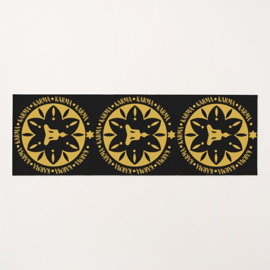 カルマ仏教の宗教 – 仏教の六賢人 ヨガマット (正面(横))