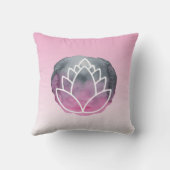 カルマ引用文のホワイトロータスの法律感動的 クッション (裏面)