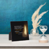 カルマ焚き火の自己知識引用文プラーク フォトプラーク (インサイチュ)