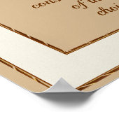 カルマ結果の選択引用文 ポスター (角)