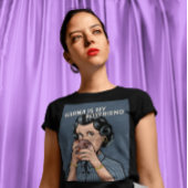 カルマ&コーヒーレトロ女子おもしろいTシャツ スウェットシャツ