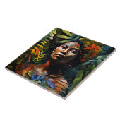 「カルマ」ジャングルドリーム – アマゾニアの女性 タイル (側面)