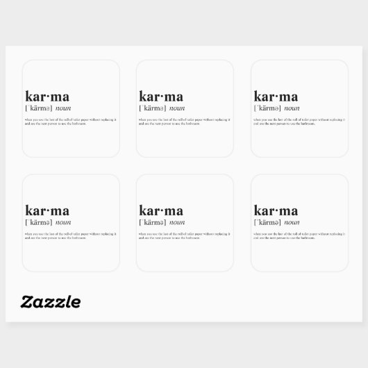 カルマ スクエアシール (シート)