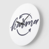 カルマ ラージ壁時計 (傾斜)