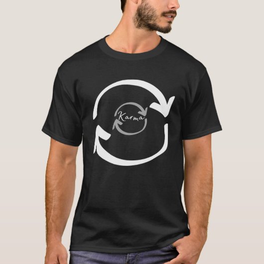 カルマ 因果応報 Tシャツ (正面)