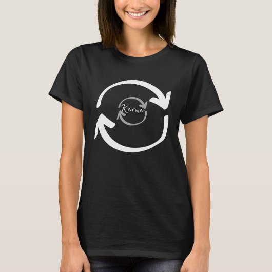 カルマ 因果応報 Tシャツ (正面)