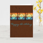 カルマ-挨拶するカード カード (黄色い花)