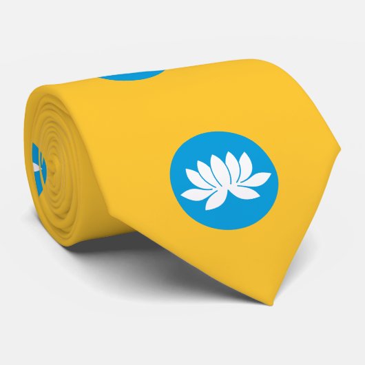 カルミキア国旗 ネクタイ (ロール)