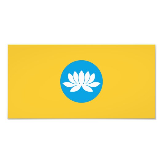 カルミキア国旗 フォトプリント            (正面)