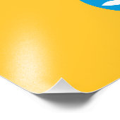 カルミキア国旗 フォトプリント            (角)