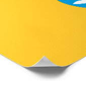 カルミキア国旗 ポスター (角)