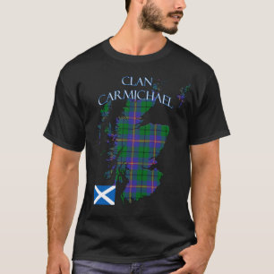 カルミャスコティッシュクランタータンチェックスコットランド Tシャツ