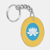 カルムィキアの旗 キーホルダー (正面左)
