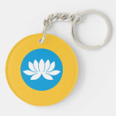 カルムィキアの旗 キーホルダー (裏面)