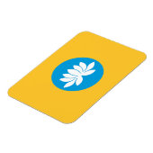 カルムィキアの旗 マグネット (左側)