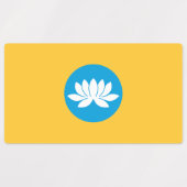 カルムィキアの旗 ラベル (デザイン1)