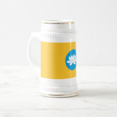 カルムイク旗 ビールジョッキ (正面左)