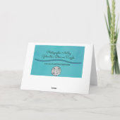 カルムパームツリーアート誕生日カード カード (裏面)