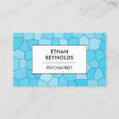 カルムブルースジオメトリック精神科医セラピストドクター 名刺 (正面)