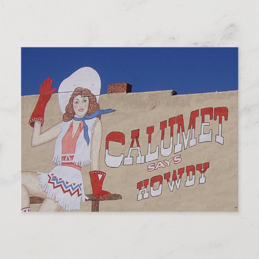 カルメがハウディと言う ポストカード (正面)