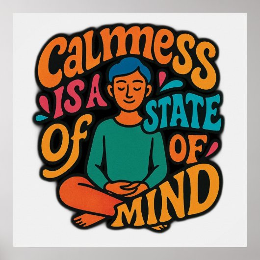 カルメシュは心の州であるめい想-'Yogi Zen A ポスター (正面)