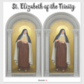 カルメライト聖人、三位一体の聖エリザベス シール (シート)