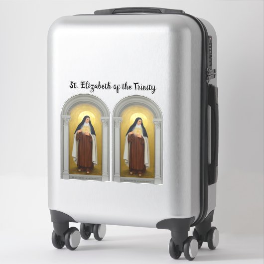 カルメライト聖人、三位一体の聖エリザベス シール (スーツケース)