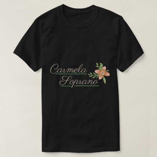 カルメラソプラノ Tシャツ (デザイン正面)
