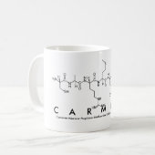 カルメラペプチド名mug コーヒーマグカップ (正面左)
