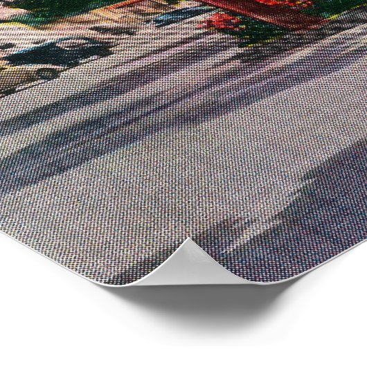 カルメルの美しいビジネス地区 ポスター (角)