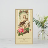 カルメルの聖母の霊的ブーケ カトリック祈り シーズンカード (スタンド正面)