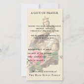 カルメルの聖母の霊的ブーケ カトリック祈り シーズンカード (裏面)