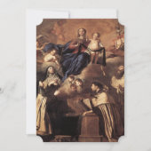 カルメルの聖母 1641 招待状 (正面)