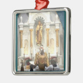 カルメル山の伝統的なラテン系の固まりの私達の女性 メタルオーナメント (左)