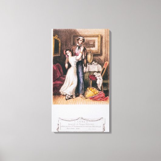 カルメンとドンホセ, 1846 キャンバスプリント (正面)